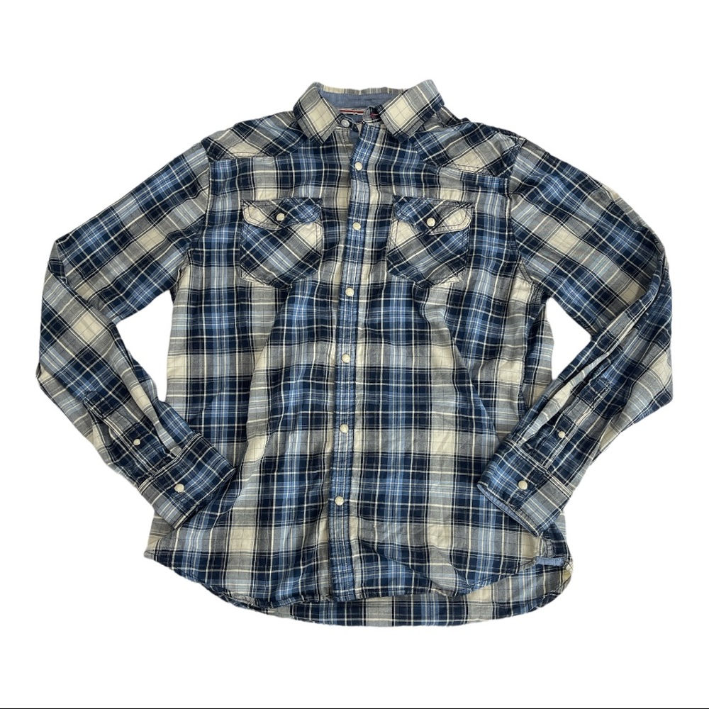 Flag & Anthem Men’s Button Up Plaid Flannel Shirt💫